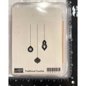 2012 Stampin' Up! Traditional Touches Wood Mounted Rubber Stamp 128018